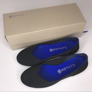 Rothy’s Black Round Toe Flats Size 11.5